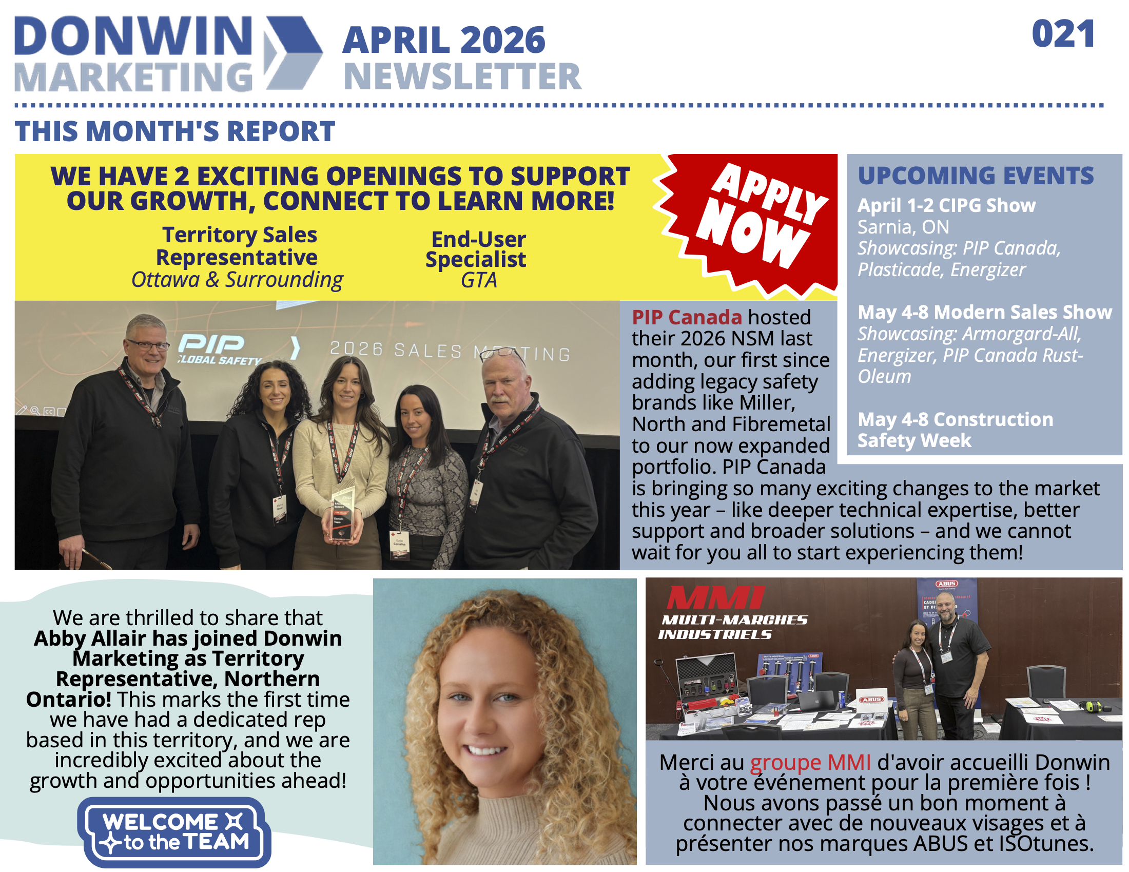 April 2026 Newsletter